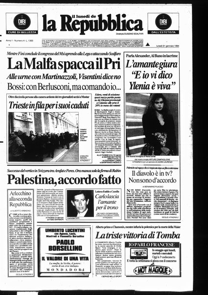 Il lunedì de La repubblica